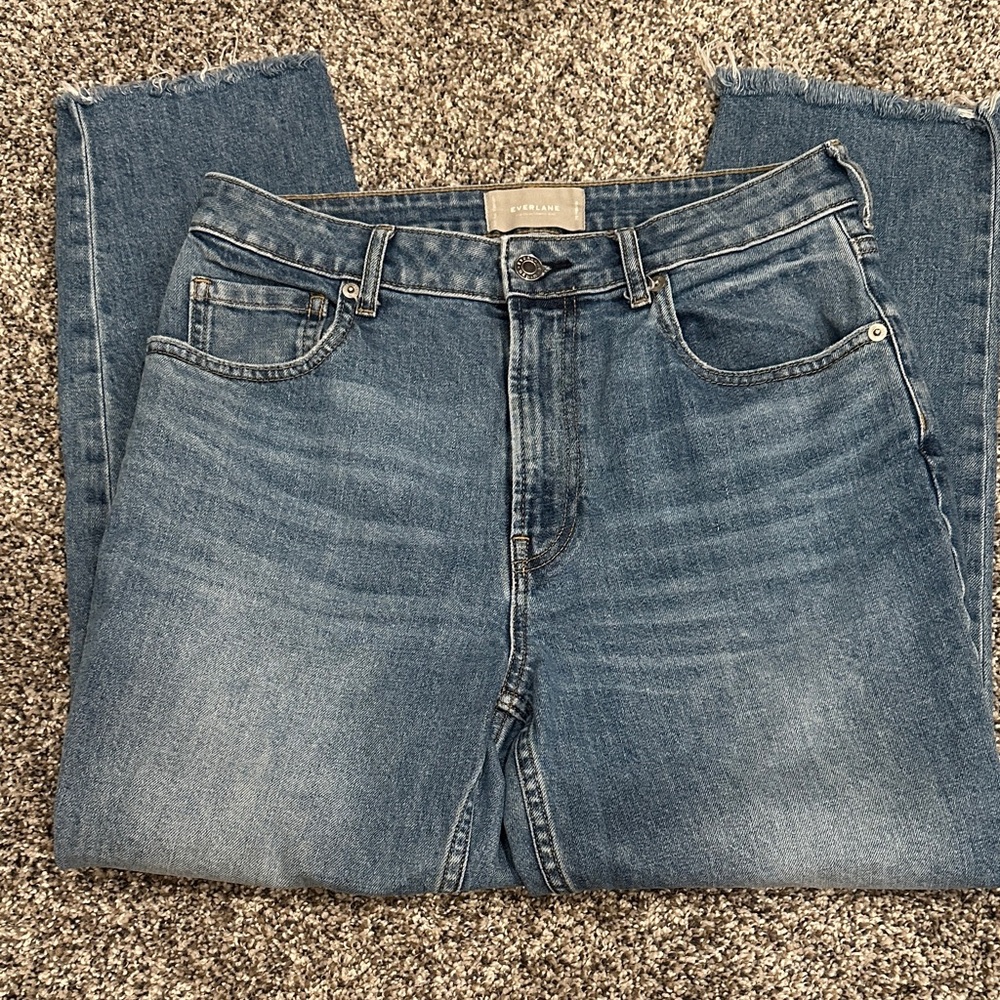 Everlane Women's Straight Leg Jeans - Blue